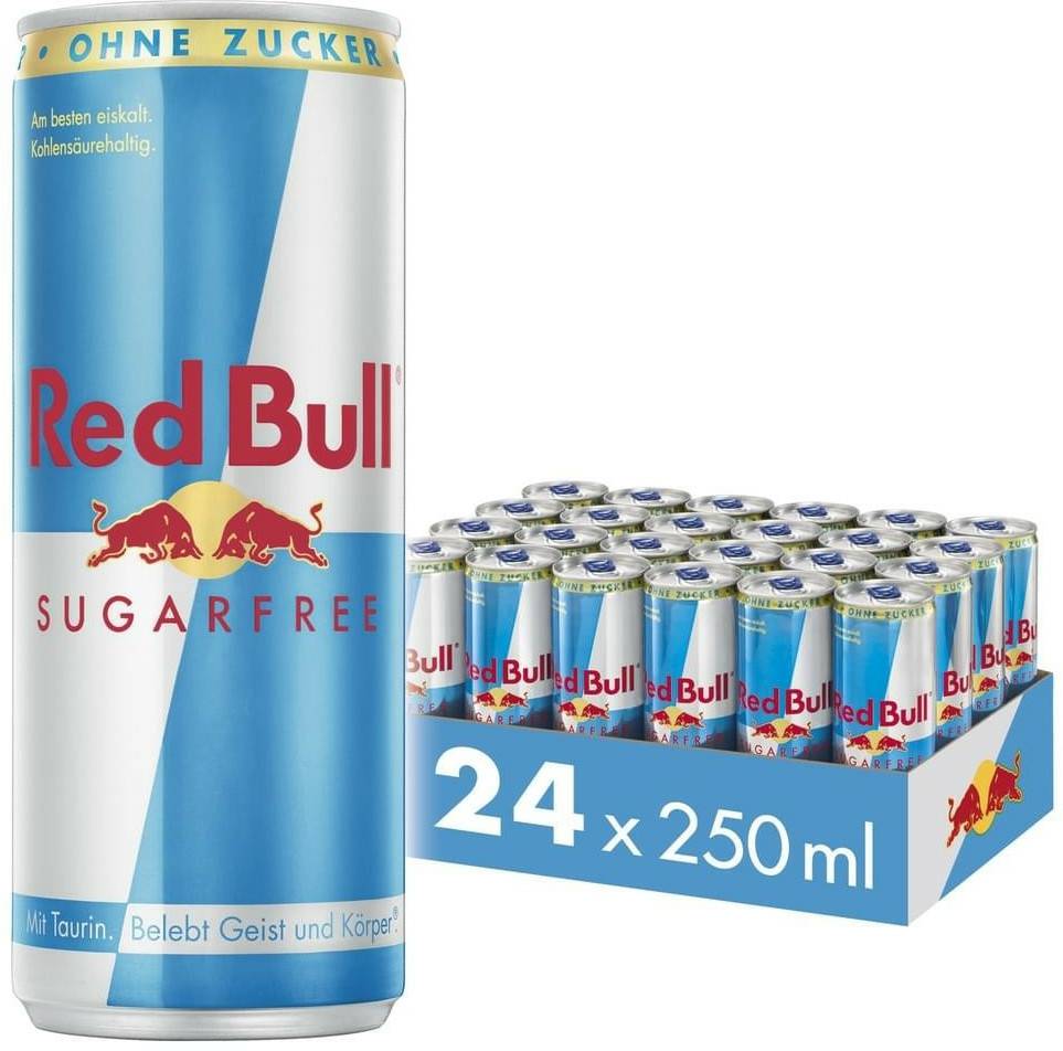 Red Bull Energy Drink Sugarfree24 x 250ml Energy Drinks