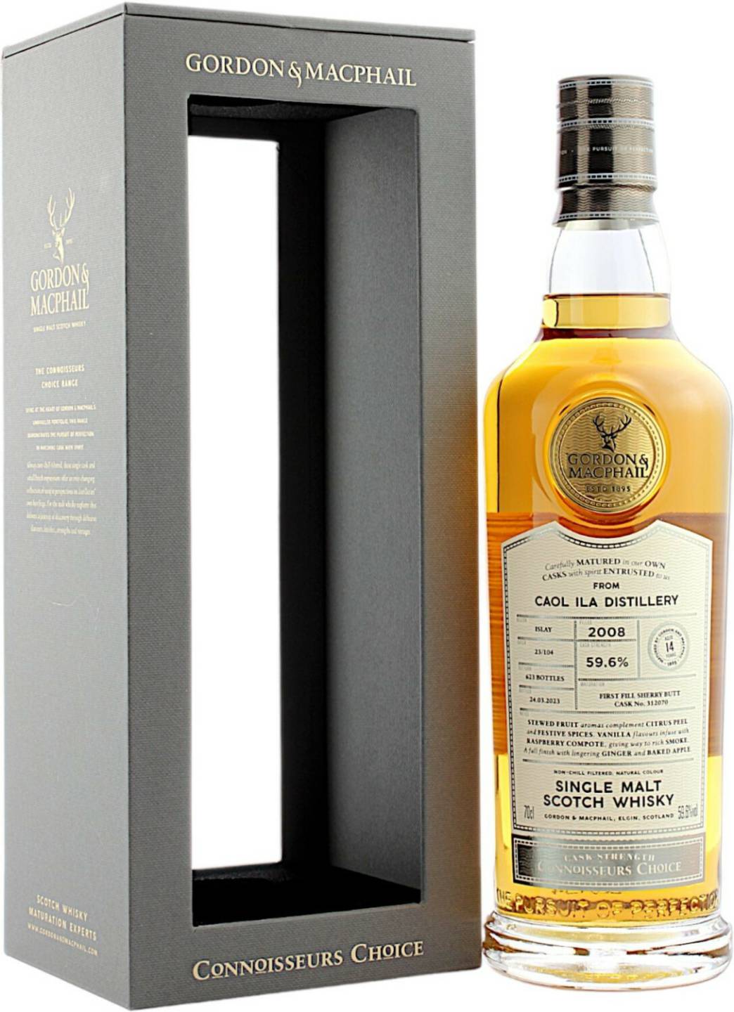 Caol Ila 2008/2023 G&M Connoisseurs Choice 0,7l 59.6% Whisky