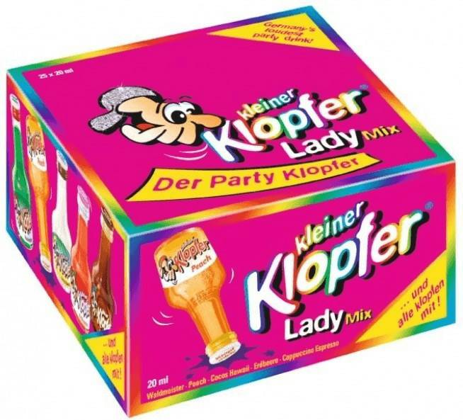 Kleiner Klopfer Lady Mix 25x0,02l Liköre