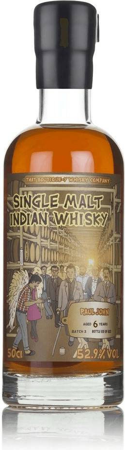 Whisky That Boutique-y Whisky Paul John 6 Jahre Batch 3 Indian Single Malt Whisky 0,5l 52,9%