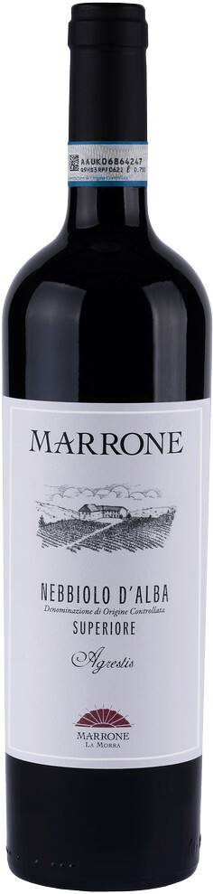 Weine Marrone Superiore Agrestis Nebbiolo d'Alba DOC 0,75l