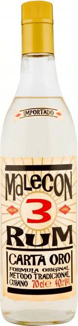 Malecon 3 Carta Oro 0,7l 40% Rum