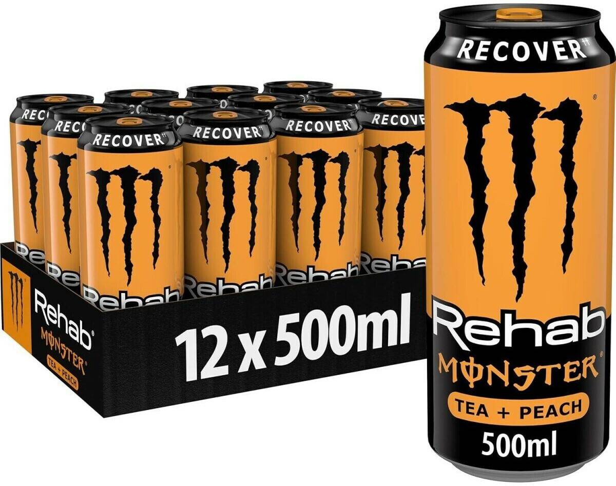 Energy Drinks Monster Rehab Tea + Peach12x0,5l