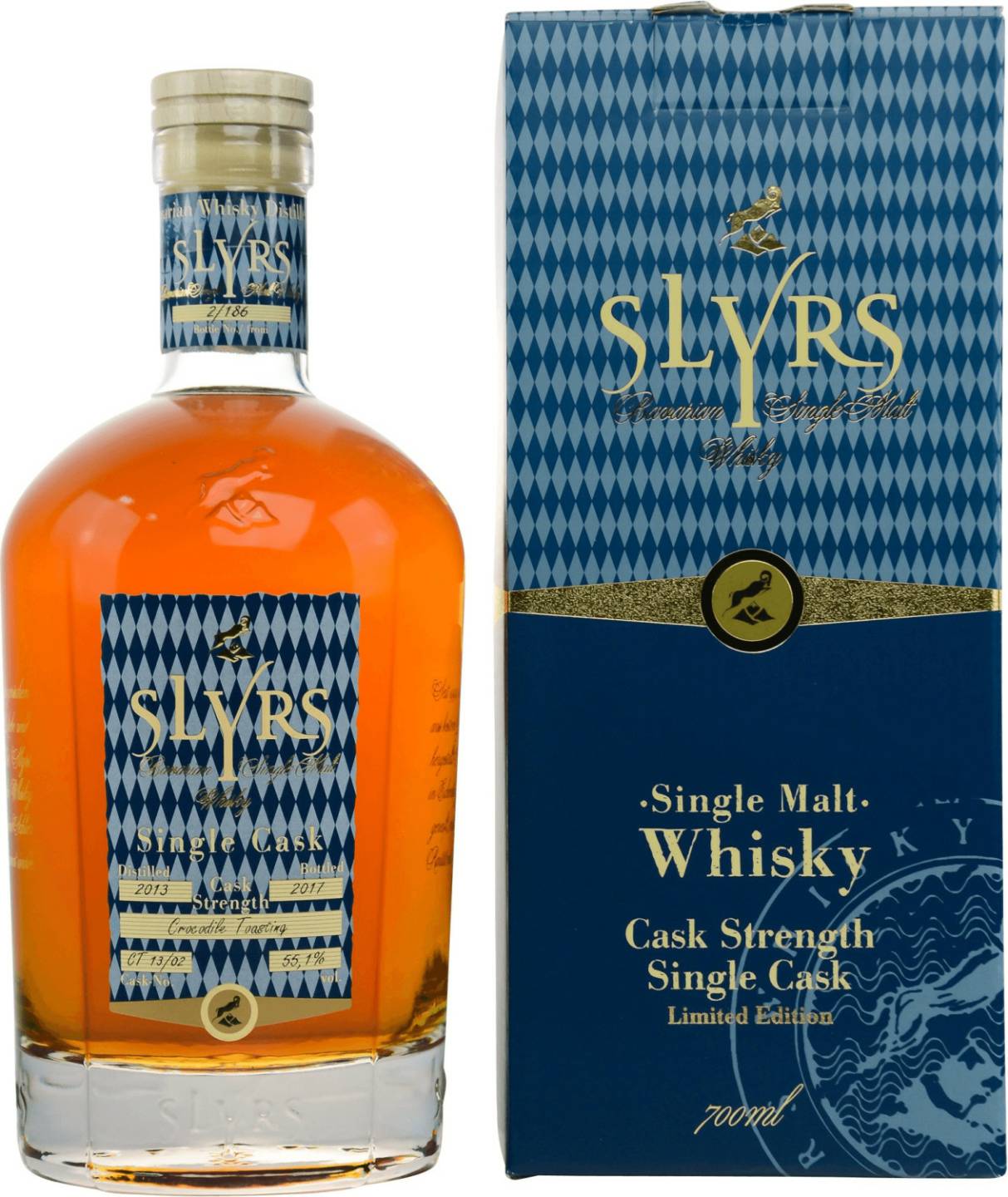 Whisky Slyrs 2014/2017 Fassstärke 0,7l 55,5%