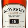 Bowmore 15 jahre Golden & Elegant 1l 40% Whisky