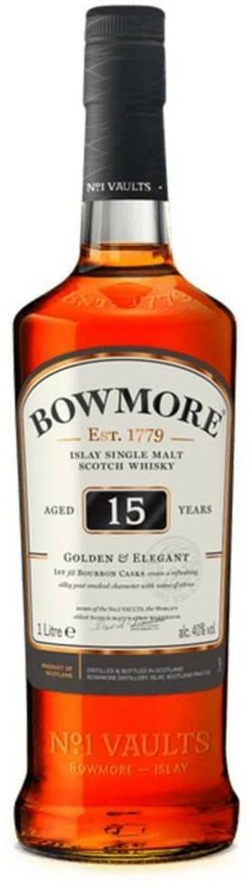 Bowmore 15 jahre Golden & Elegant 1l 40% Whisky