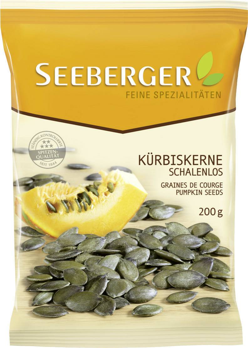 Knabbereien Seeberger Kürbiskerne schalenlos (200 g)