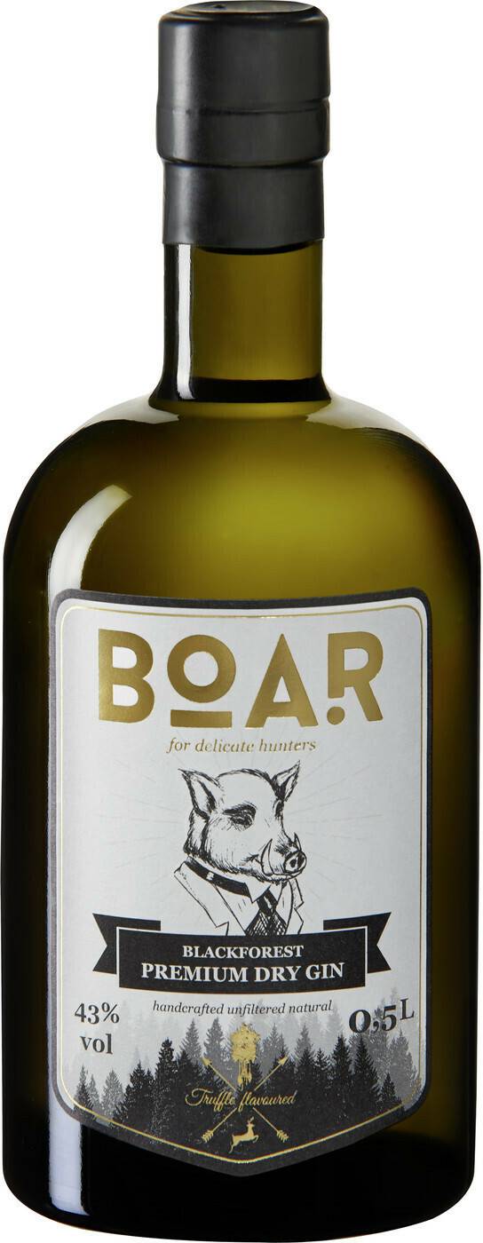 BOAR Black Forest Premium Dry Gin 43%0,5l Gin