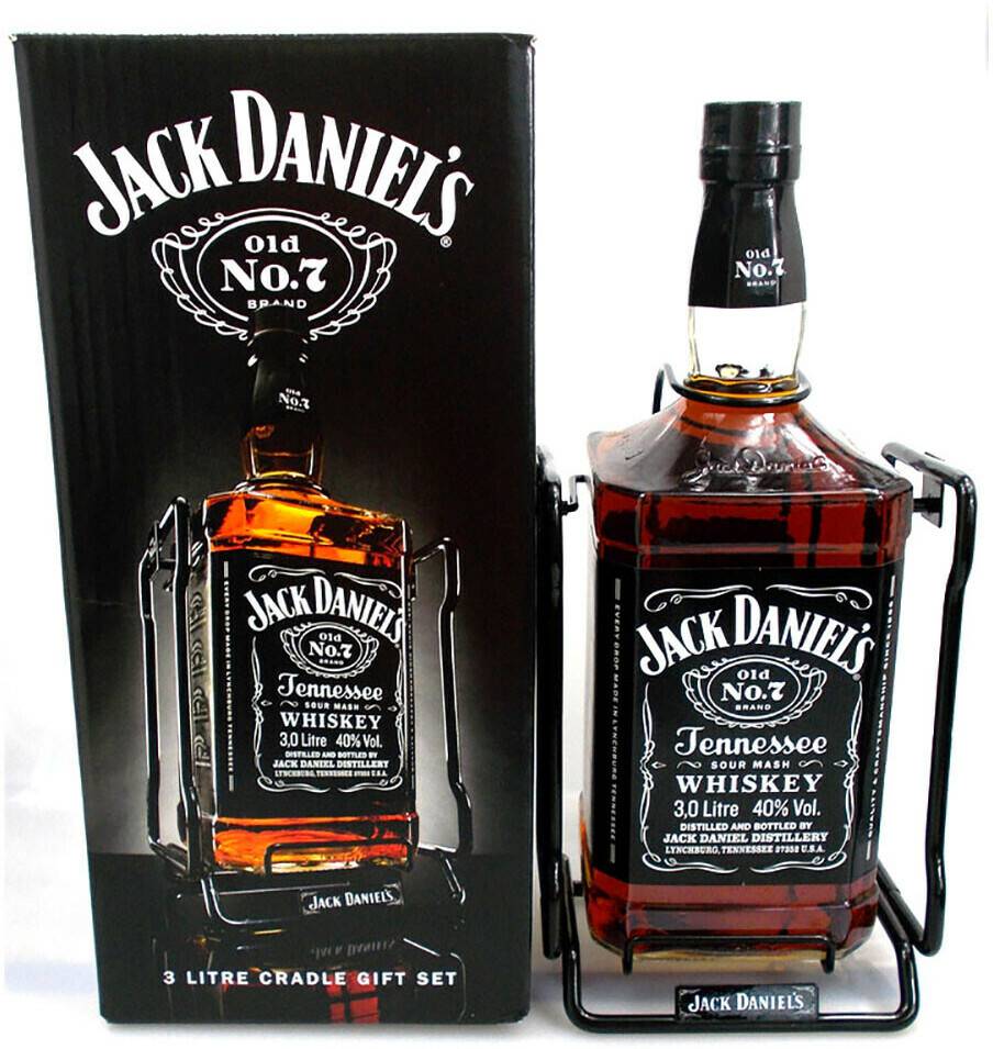 Whisky Jack Daniel's Old No.7 40%3l 40% mit Schaukel