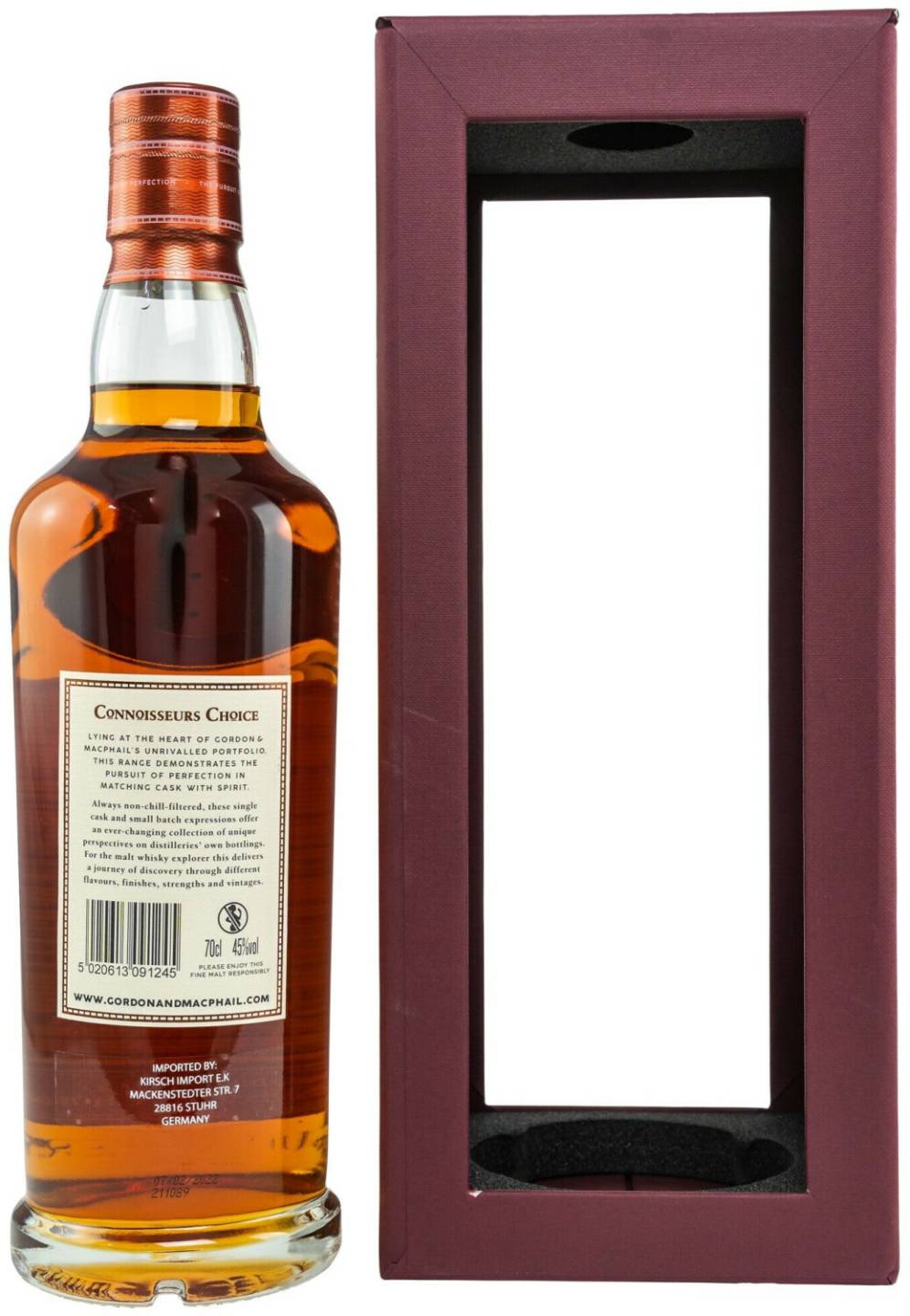 Glendullan 12 Jahre Connoisseurs Choice Côte Rôtie Casks Finish 0,7l 45% Whisky