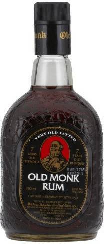 Rum Old Monk 7 Jahre 42,8%0,7l