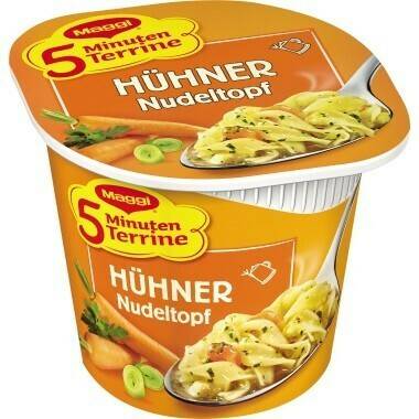 Maggi 5 Minuten Terrine Hühner-Nudeltopf8x41g Maggi 5 Minuten Terrine Hühner-Nudeltopf