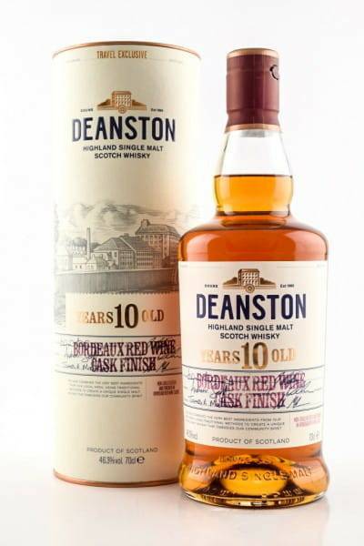 Deanston 10 Jahre Bordeaux Red Wine Cask Finish 46,3% 0,7l Whisky