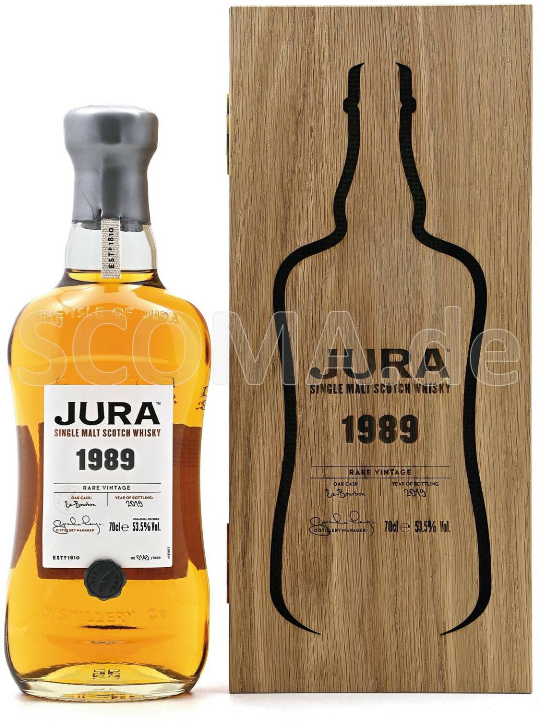 Jura 1989 Rare Vintage Single Malt Scotch Whisky 0,7l 53,5% Whisky