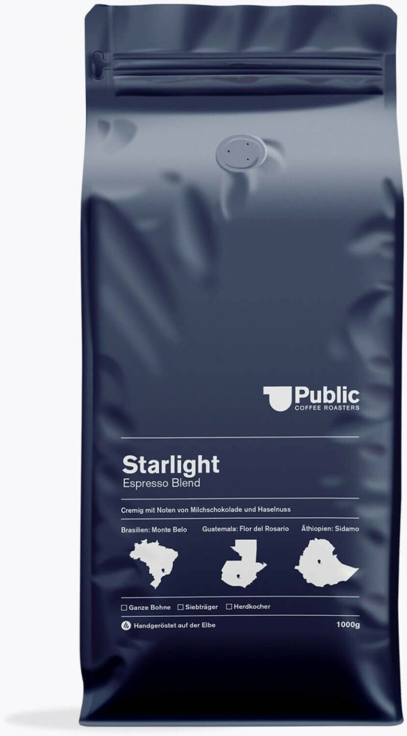 Public Coffee Roasters Starlight Espresso 1kg Kaffee & Espresso