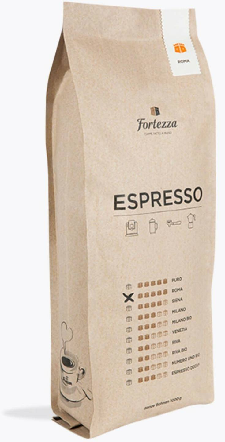 Fortezza Espresso Roma 1kg Kaffee & Espresso