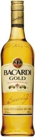 Rum Bacardí Gold 40%1l