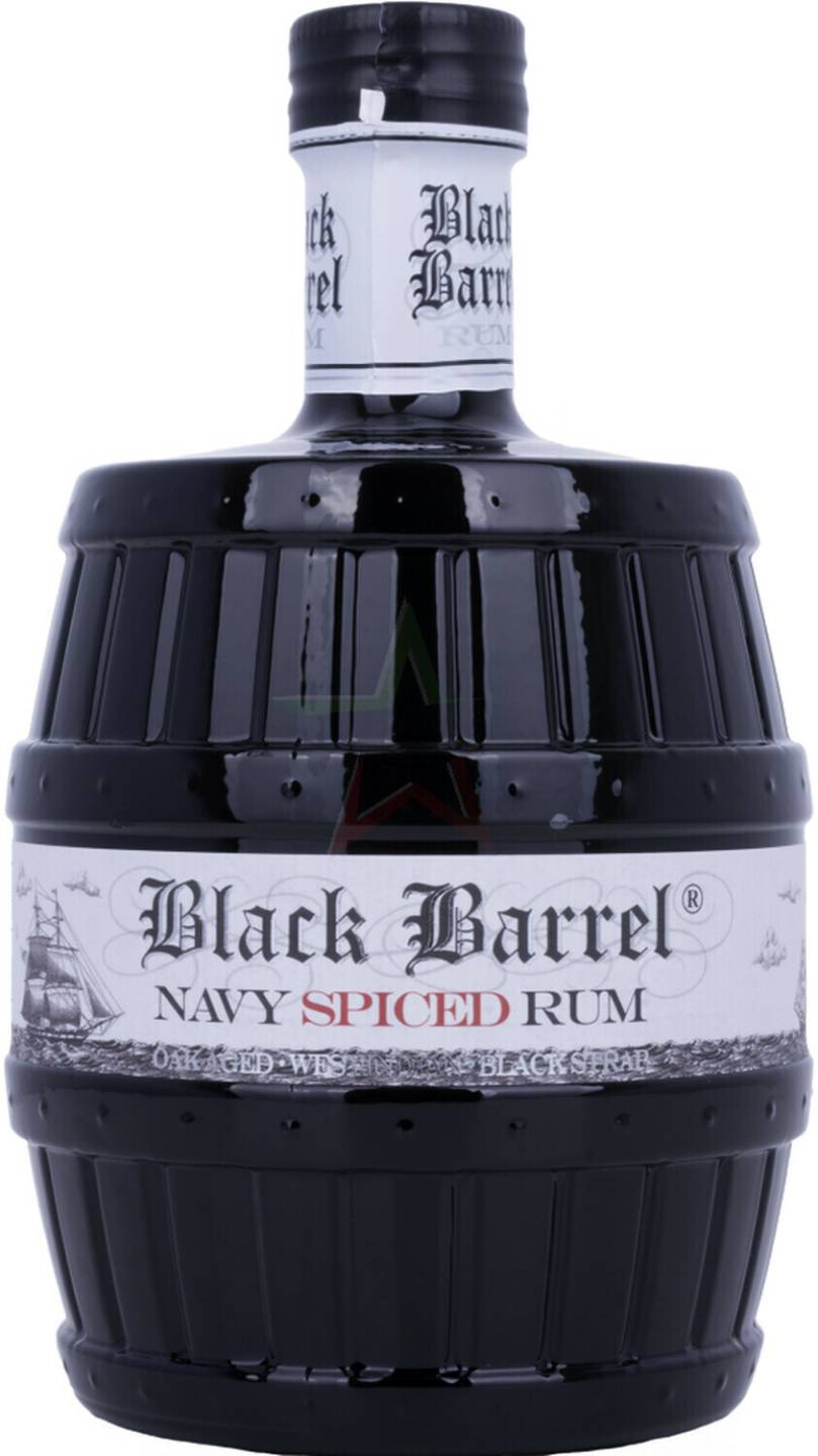 A.H. Riise Black Barrel Navy Spiced 40,00 % (0,7 l) Rum