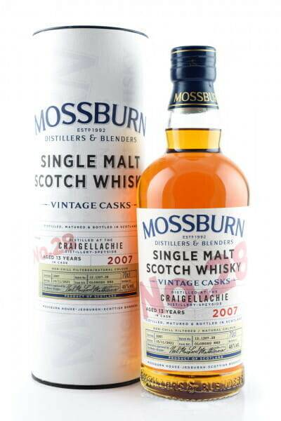 Whisky Mossburn 13 Jahre Craigellachie Vintage Casks No.28 0,7l 46%