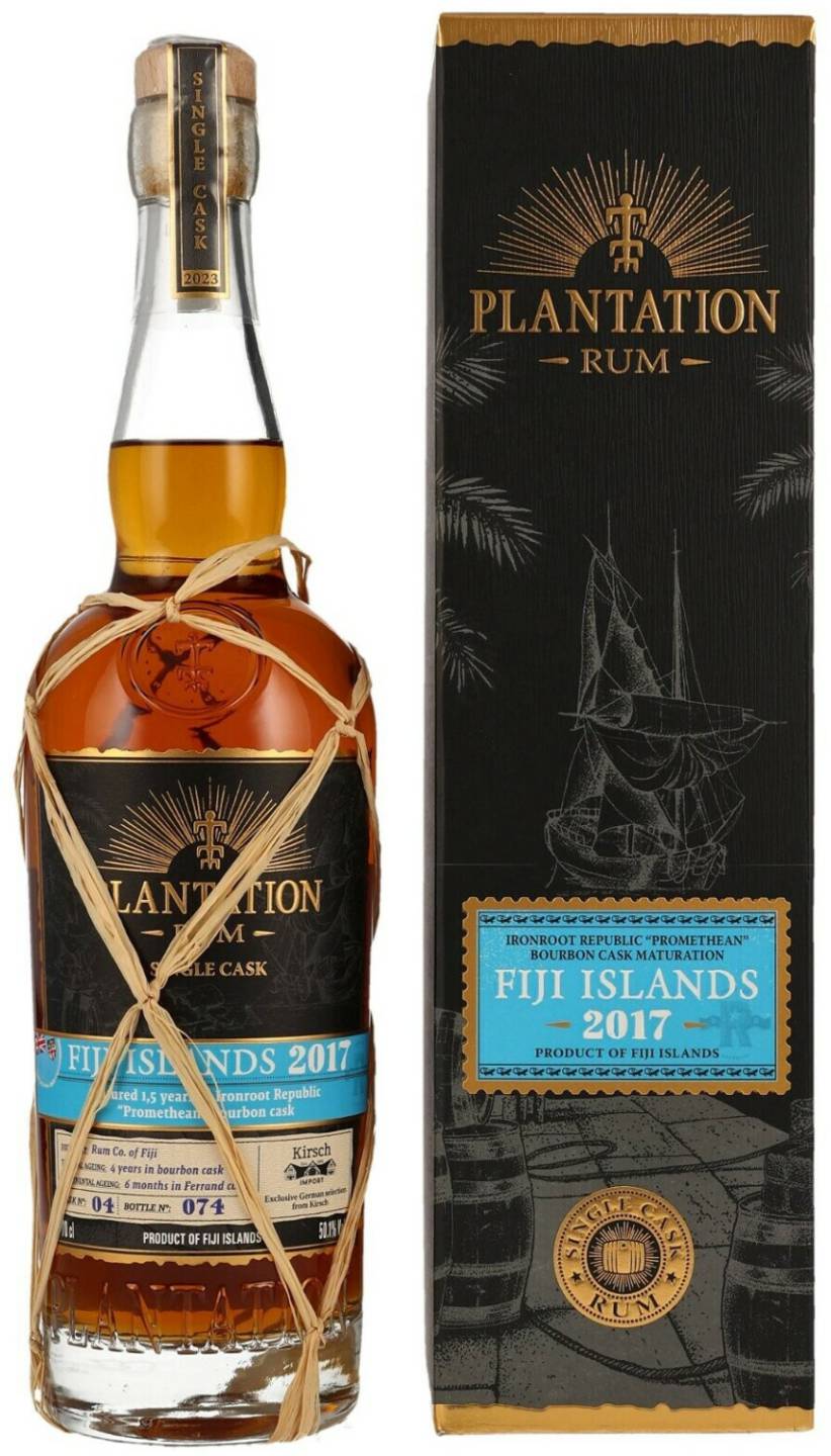 Rum Plantation Fiji Rum Ironroot Bourbon Finish No.04 2017/2023 Single Cask 0.7l 50.1%