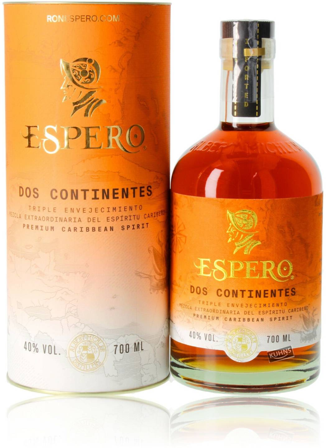 Ron Espero Dos Continentes 0,7l 40% Rum