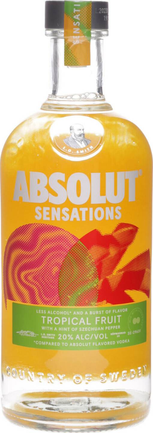 Absolut Sensation Edition Tropical Fruit 0,7l 20% Wodka