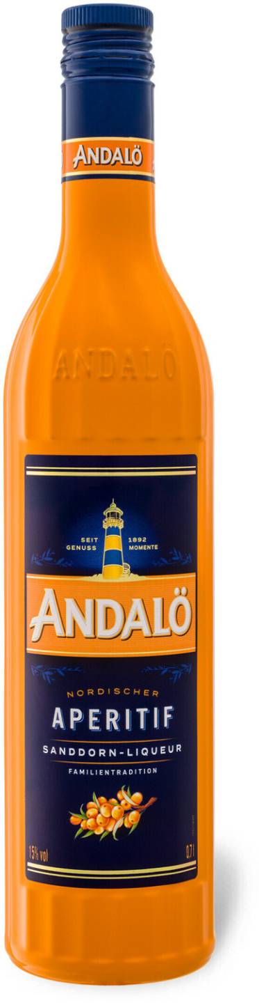 Liköre Andalö Original Sanddorn-Likör 0,7l 15%