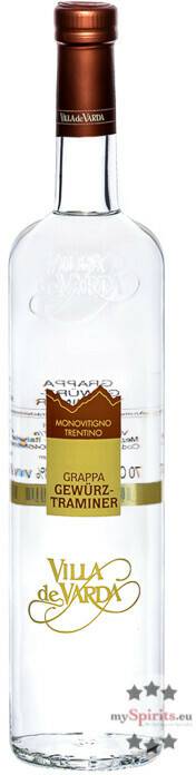 Villa de Varda Grappa Traminer Aromatico Monovitigno 40% 0,7l Spirituosen & Schnaps