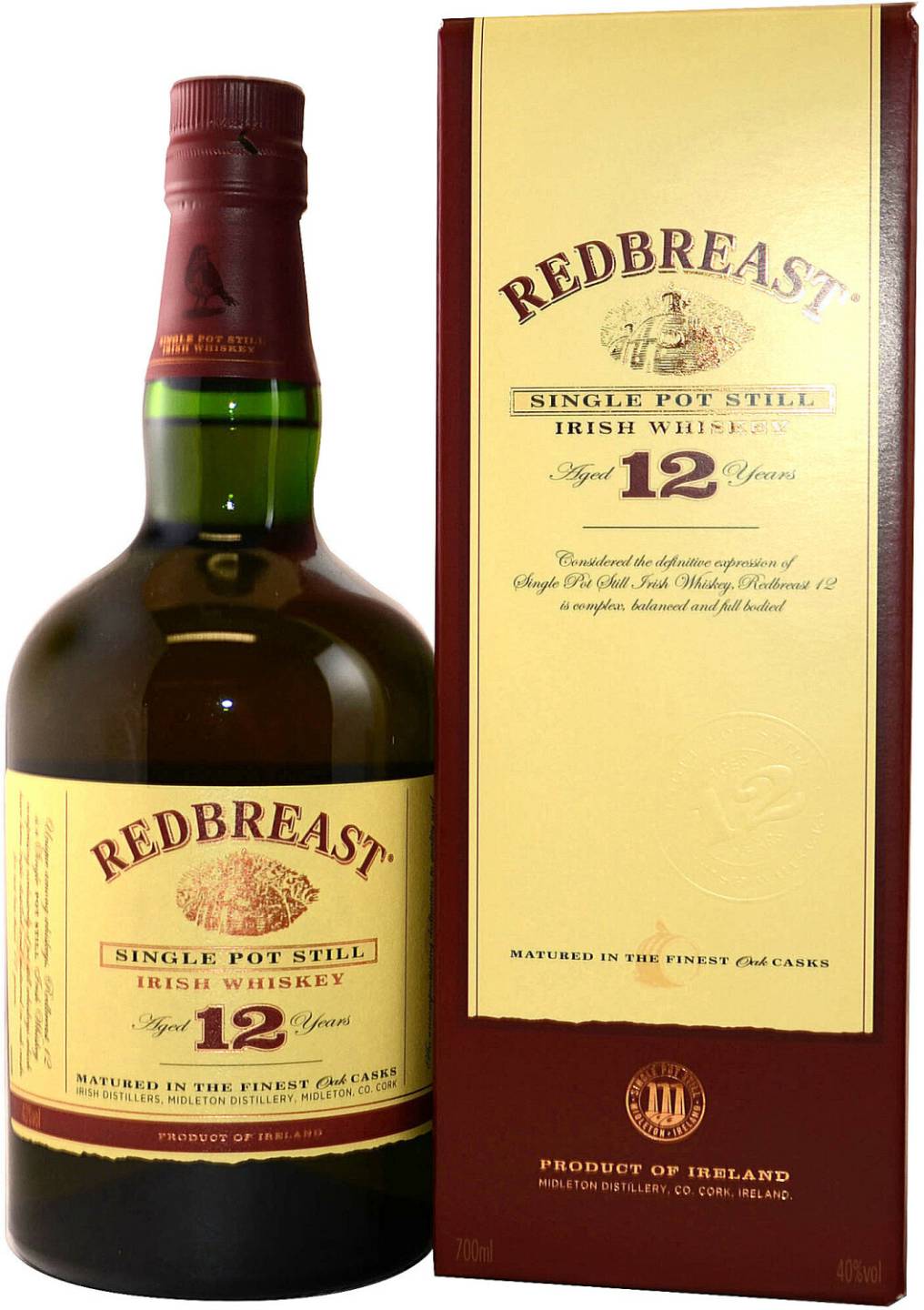 Whisky Redbreast 12 Jahre 40%0,7l