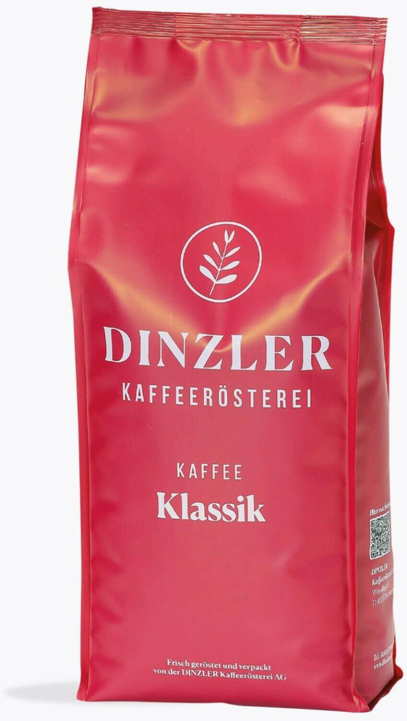 Dinzler Kaffeerösterei Kaffee Klassik 1kg Kaffee & Espresso