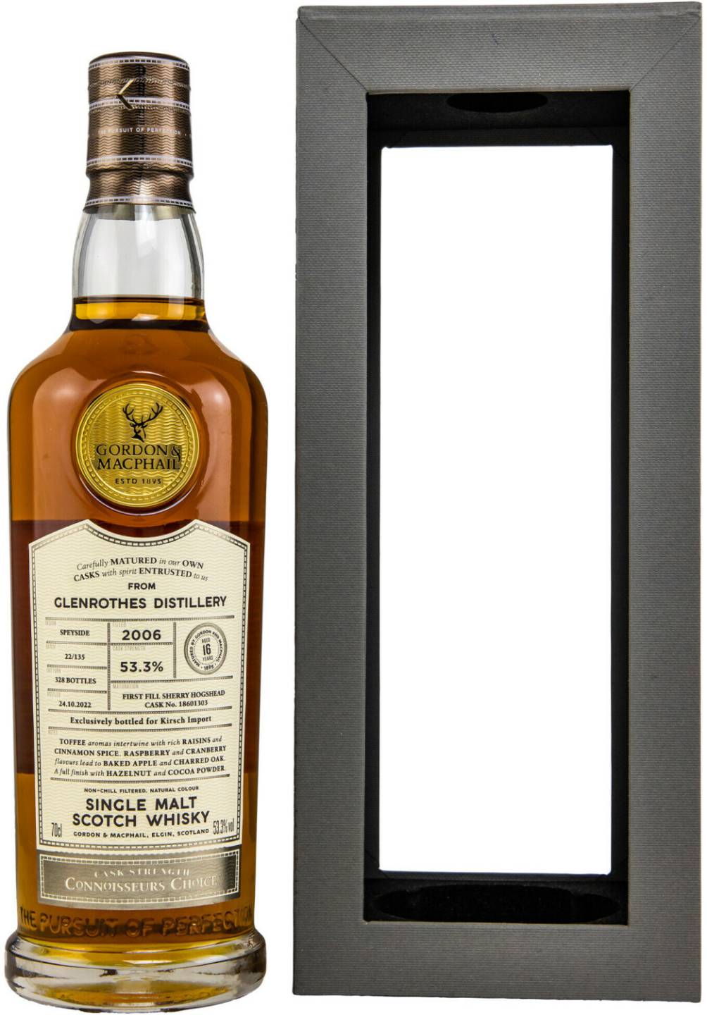 Gordon & MacPhail Glenrothes 16 Jahre 2006/2022 Cask Strength 0,7l 53,3% Whisky