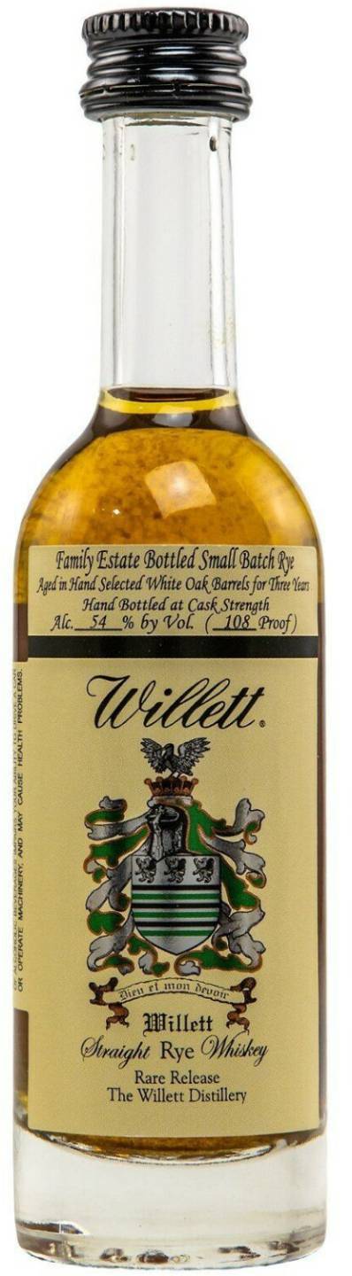 Willett Family Estate Straight Rye Whiskey Miniatur 0.05l 54% Whisky