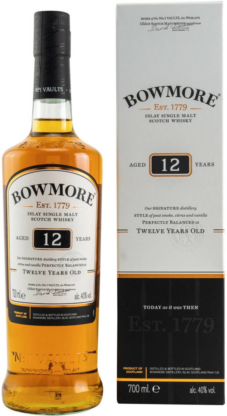 Whisky Bowmore 12 Jahre 40%0,7l