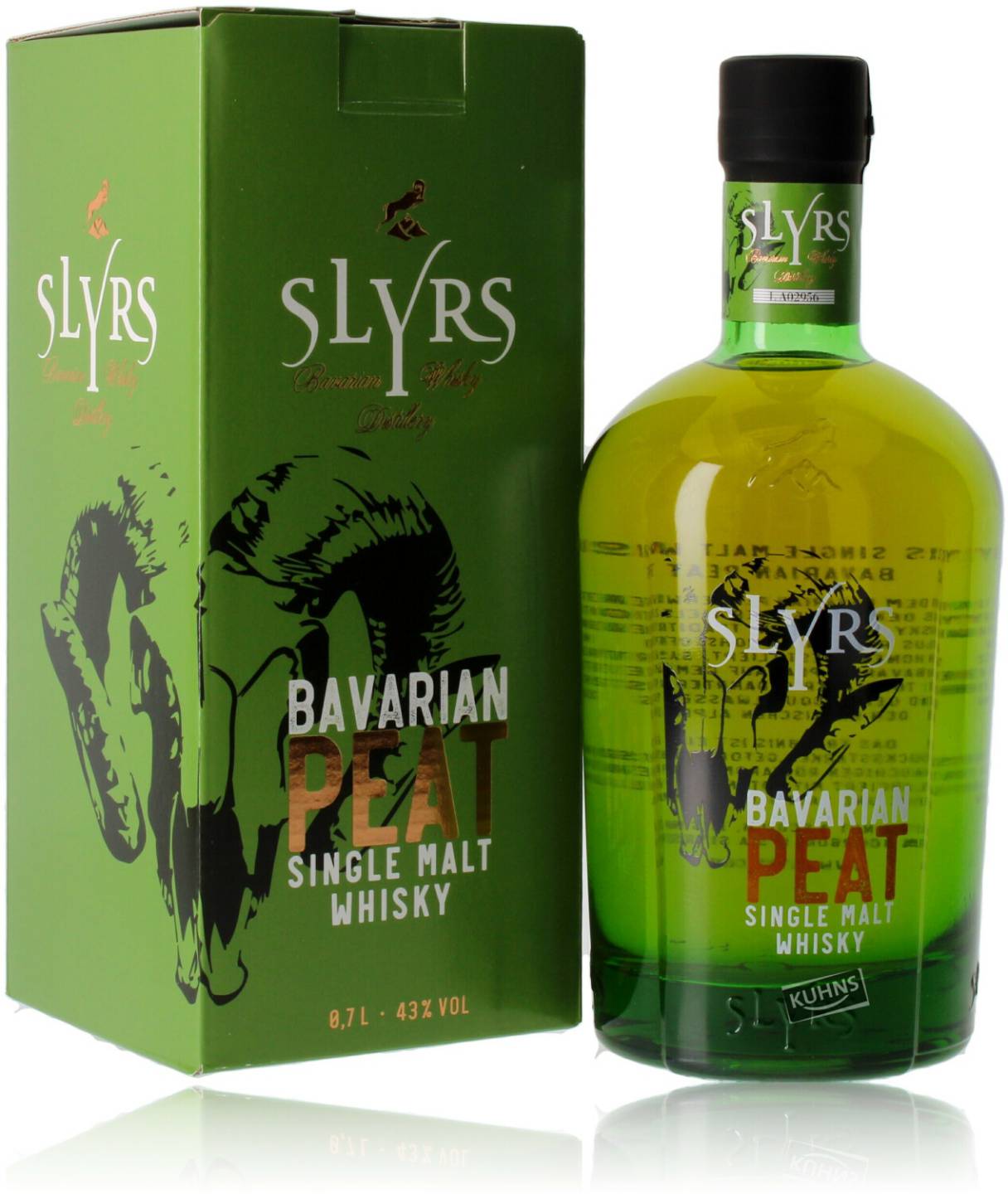 Slyrs Bavarian Peat Single Malt Whisky 0,7l 43% Whisky