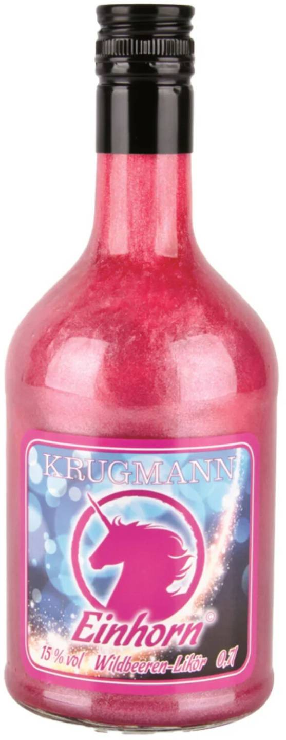 Krugmann Einhorn Glitzerlikör 0,7l 15% Liköre