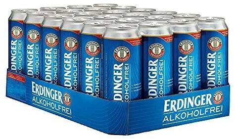 Biere Erdinger Weißbier alkoholfrei24x0,5l Dose