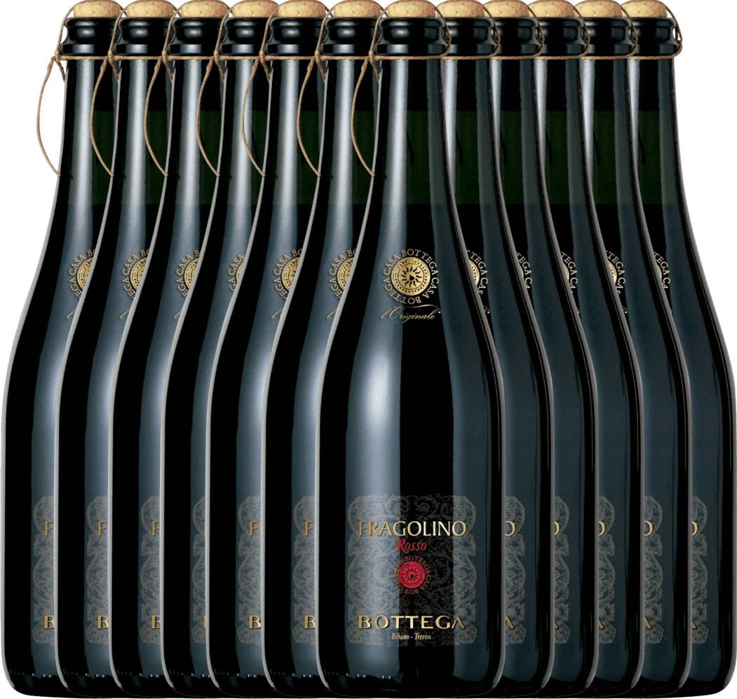 Champagner, Sekt & Prosecco Bottega Fragolino Rosso Frizzante12x0,75l