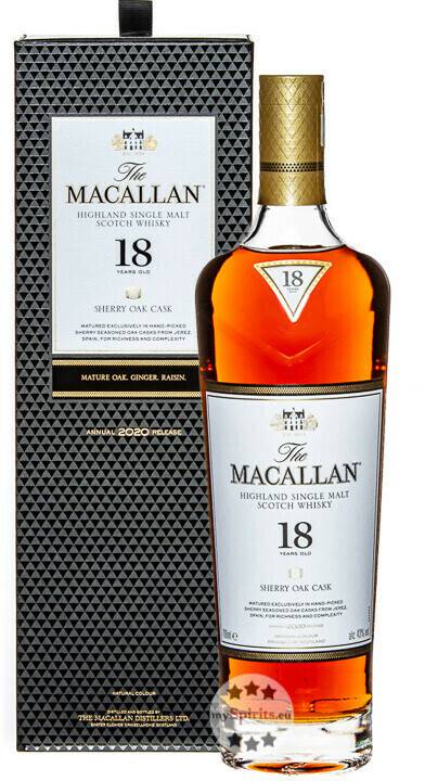 The Macallan 18 Jahre Sherry Oak 0,7l 43% Whisky