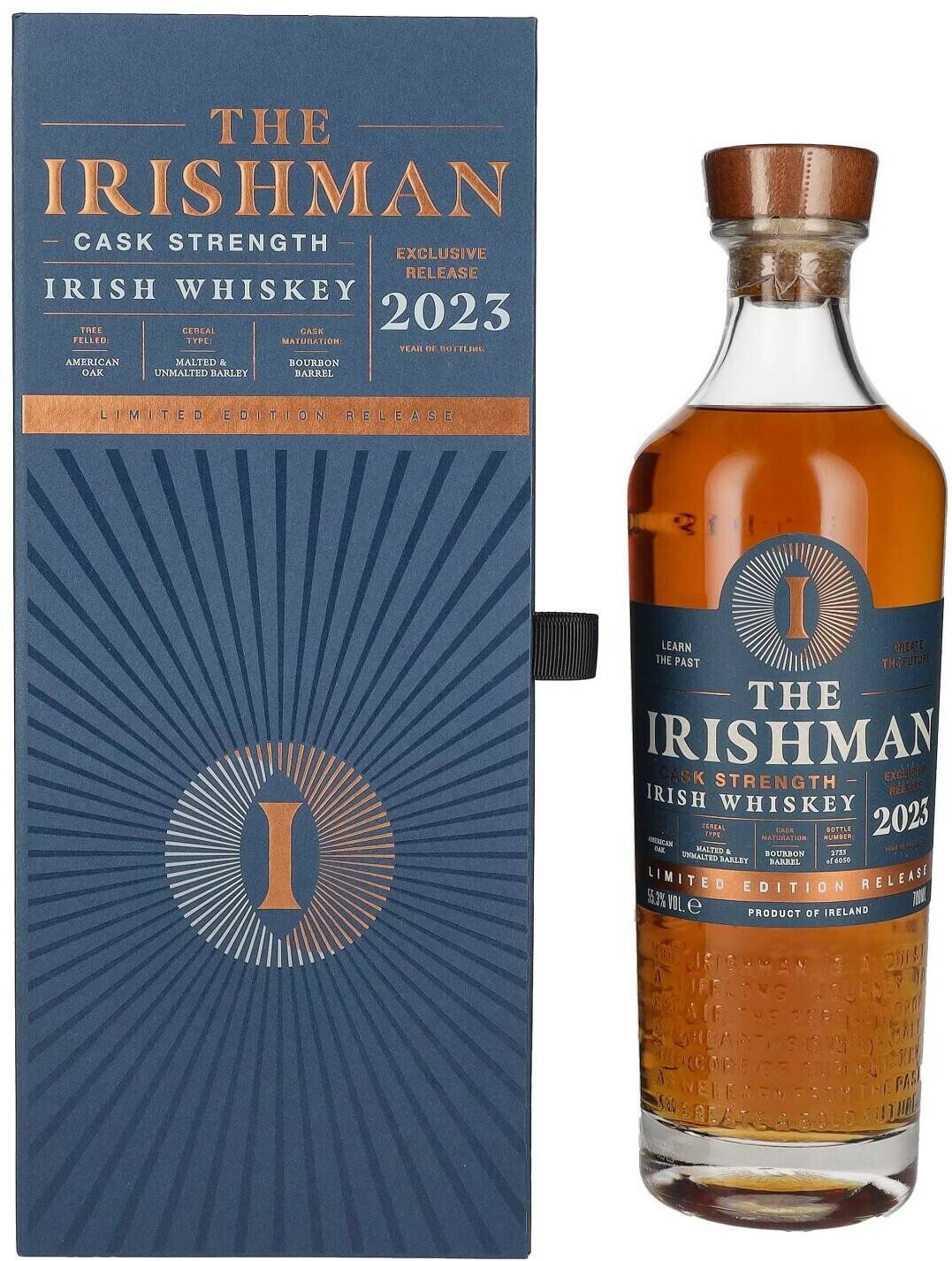 Whisky The Irishman Cask Strength Exclusive Release 2023 0,7l 55,3%