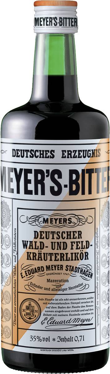 Meyer's Bitter Wald- & Feldkräuterlikör 0,7l 35% Liköre