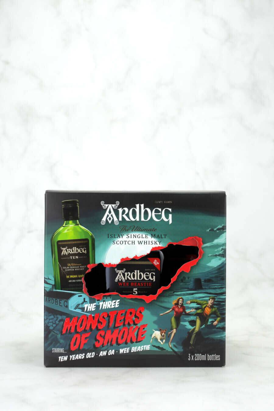 Whisky Ardbeg The three Monsters of Smoke 3x0,2l 46-47,6%