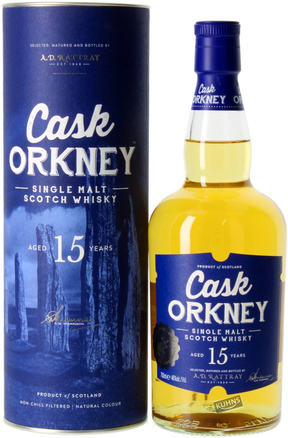 A.D. Rattray Cask Orkney Aged 15 Years 0,7l 46% Whisky