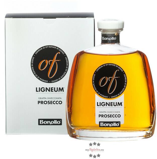 Bonollo Grappa of Ligneum Invecchiata Prosecco 42 % 0,7l in Geschenkkarton Spirituosen & Schnaps