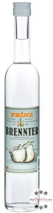 Prinz Brennter Obst - Obstler aus Äpfeln & Birnen 41 % 0,5 l Spirituosen & Schnaps