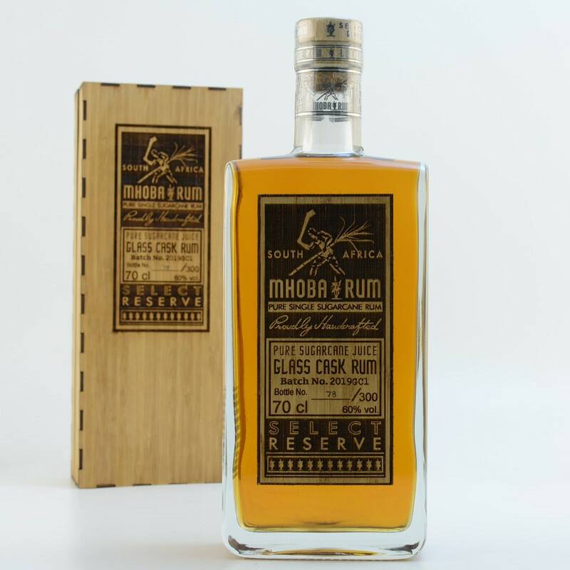 Rum Mhoba Rum Select Reserve Glass Cask 60% 0,7l