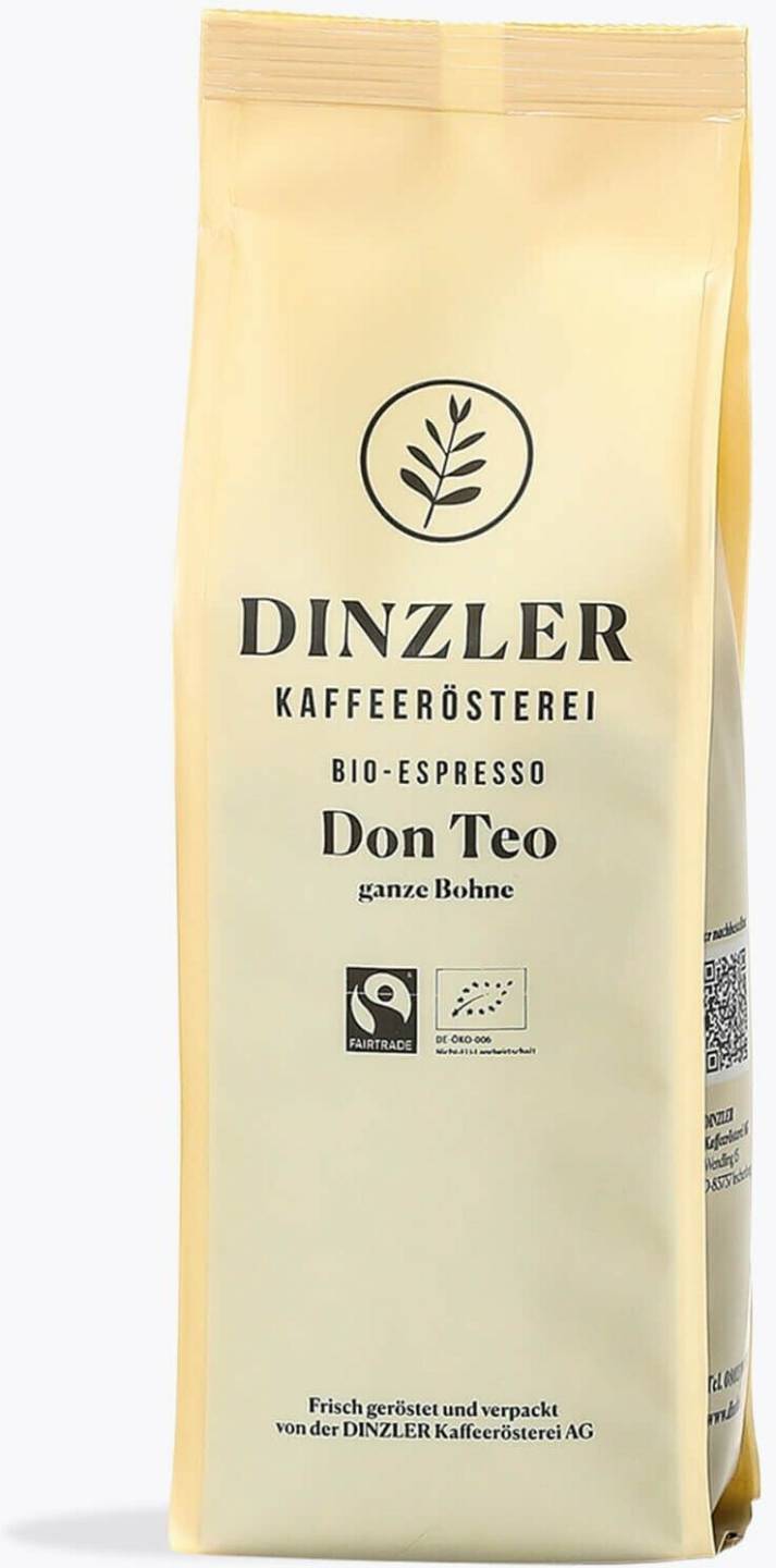 Dinzler Kaffeerösterei Espresso Don Teo Bio 1kg Kaffee & Espresso