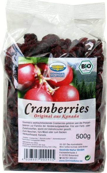 Govinda Cranberries (500 g) Süßigkeiten