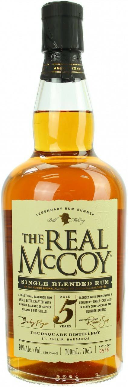 Real McCoy 5 YO Rum 40% 0,70l Rum