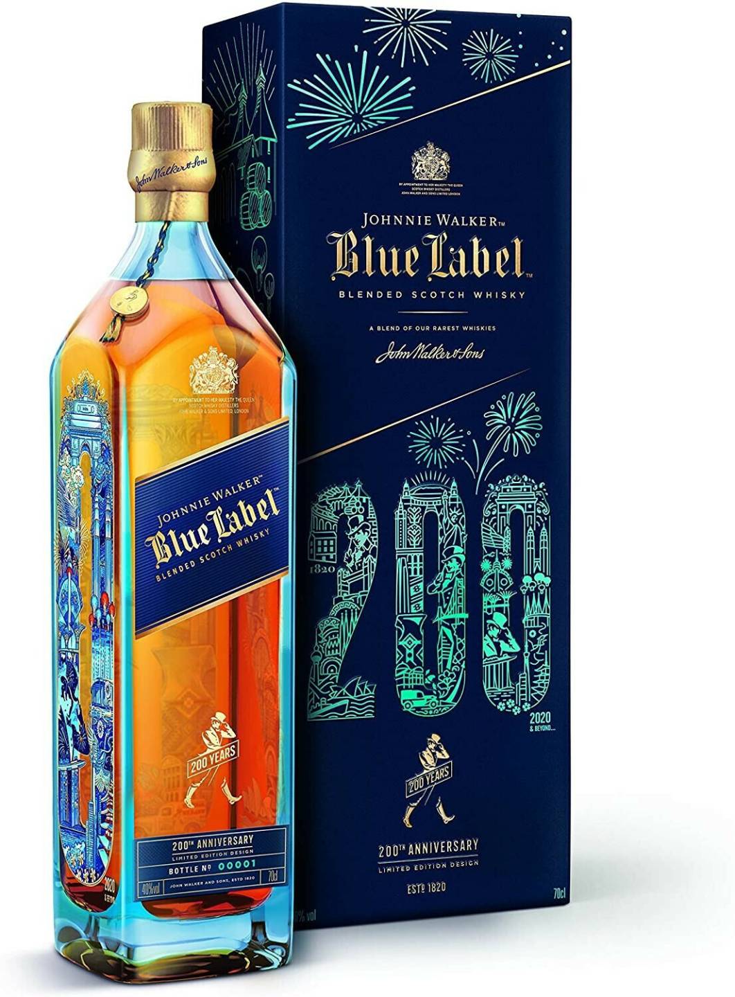 Johnnie Walker Blue Label200th Anniversary 0,7l 40% Whisky