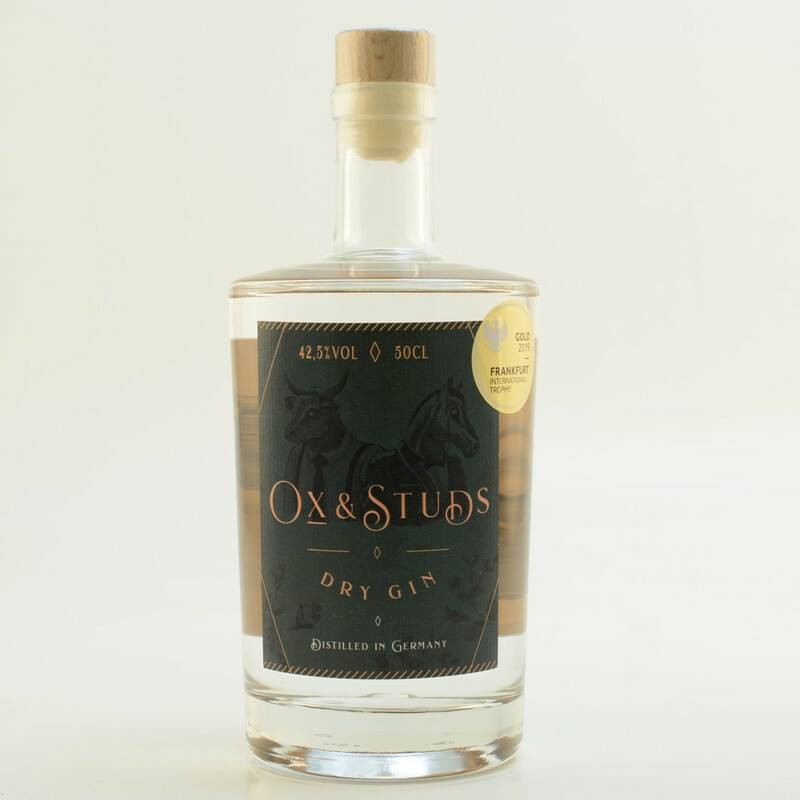 Ginstitution Ox & Studs Dry Gin 42,5% 0,5l Gin